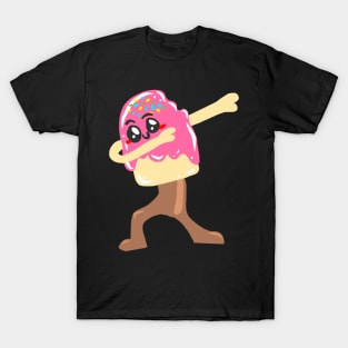 Dancing Steppes Rocking Beaten Dances Ice Cream T-Shirt